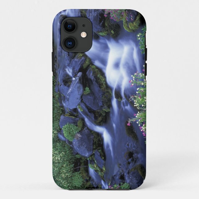 Capa Para iPhone 11 América do Norte, EUA, Washington, Mt. Rainier 3 (Verso)