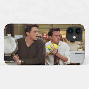Capa Para iPhone 11 AMIGOS™  Joey & Chandler com medo