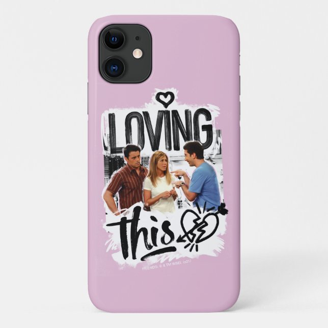 Capa Para iPhone 11 AMIGOS™ | Joey, Rachel, & Ross - Adorando Isto! (Verso)