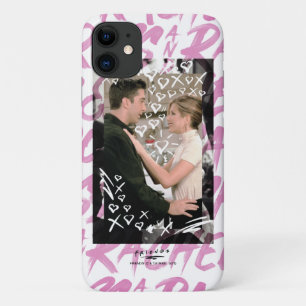 Capa Para iPhone 11 AMIGOS™  Ross E Rachel Doodled Hearts