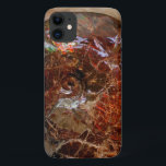 Capa Para iPhone 11 Ammonite ammolita<br><div class="desc">O ammolite é uma pedra orgânica tipo opal feita de cascas fossilizadas de amonitas. É uma das poucas pedras de gema biogênicas. Em 1981, a ammolite ganhou status oficial de pedra preciosa pela Confederação Mundial de Jovens (CIBJO), ano em que começou a mineração comercial de ammolite. Imagem de Mike Peel...</div>