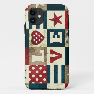 Capa Para iPhone 11 Amor América patriótica