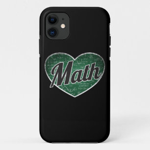 Capa Para iPhone 11 Amor com Quadro Negro de Coração Retroativo da Mat
