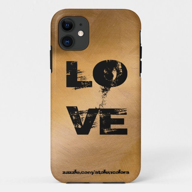 Capa Para iPhone 11 Amor Iphone de Cobre (Verso)