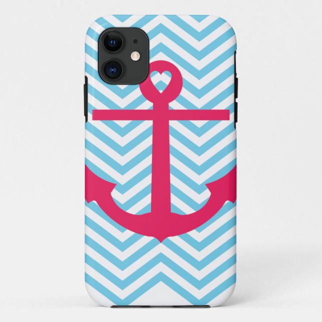 Capa Para iPhone 11 Âncora cardíaca (Verso)