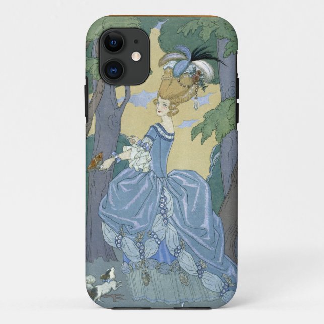 Capa Para iPhone 11 Ande na floresta, ilustração para 'Fetes Galant (Verso)