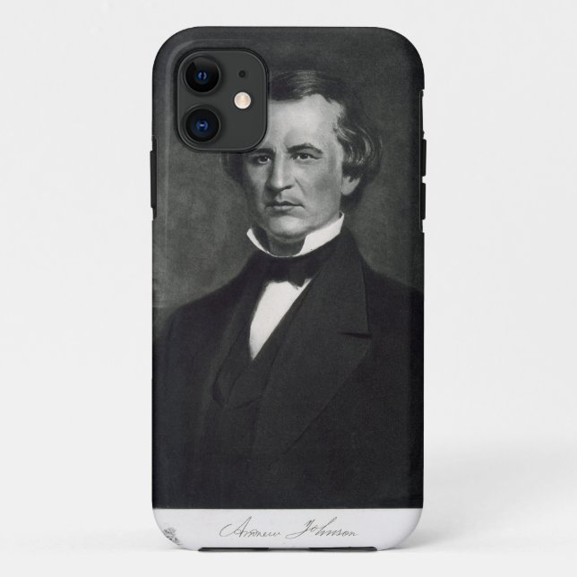 Capa Para iPhone 11 Andrew Johnson (1808-75), 17o presidente do Un (Verso)