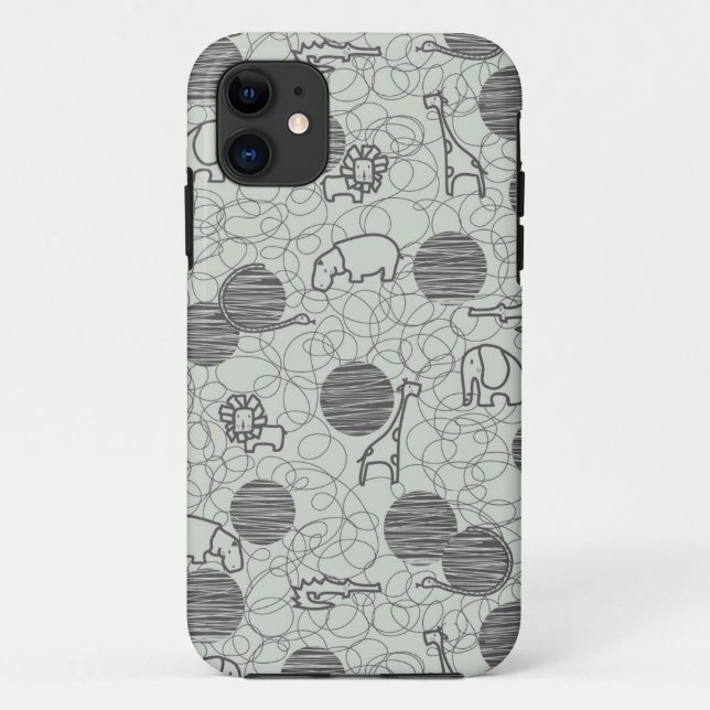 Capa Para iPhone 11 animais 1 do safari (Verso)