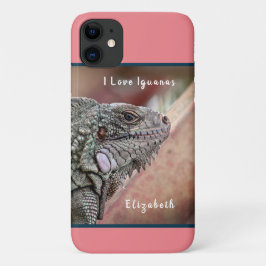 Capa Para iPhone 11 Animal de estimação do réptil exótico Iguana