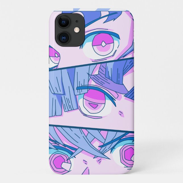 Capa Para iPhone 11 Animas - Arte de Cultura do Japão - Aes Japoneses (Verso)