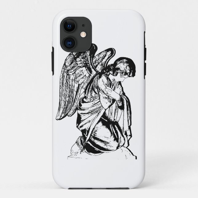 Capa Para iPhone 11 Anjo em qualquer cor (Verso)