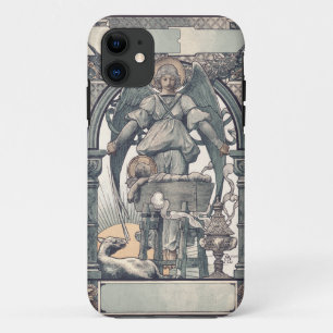 Capa Para iPhone 11 Anjos guardiões com o menino Jesus