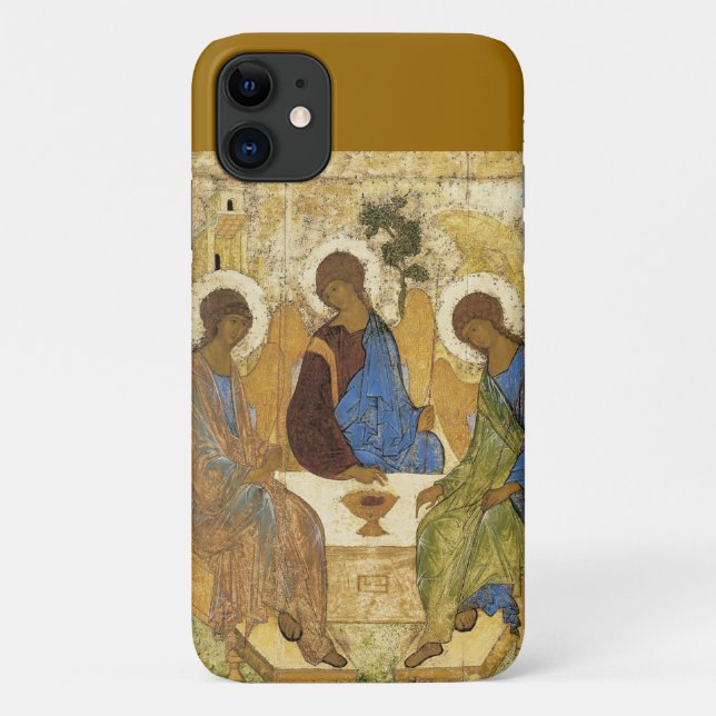 Capa Para iPhone 11 Anjos na trindade de Mamre (Verso)