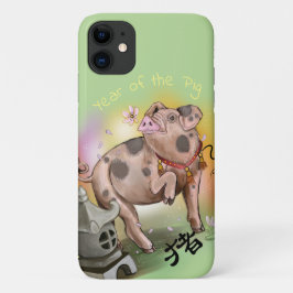 Capa Para iPhone 11 Ano Zodíaco Chinês do Porco