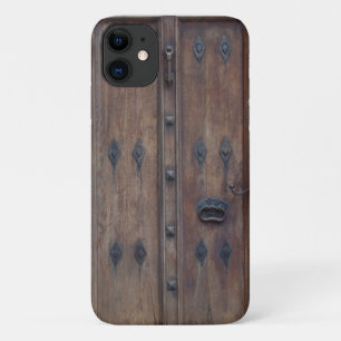 Capa Para iPhone 11 Antiga Porta de Madeira Espanhola Medieval