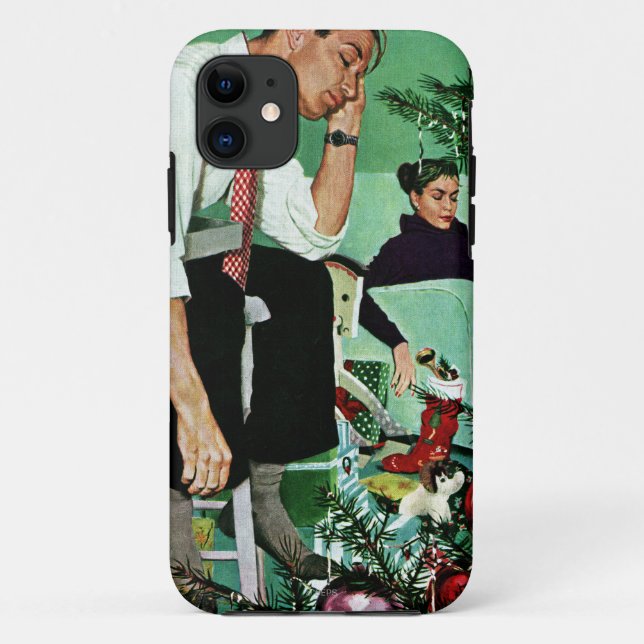 Capa Para iPhone 11 Aparando a árvore (Verso)