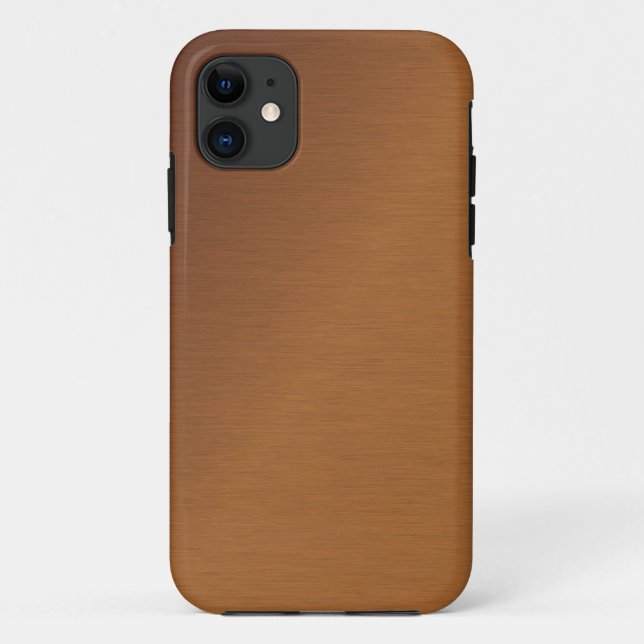 Capa Para iPhone 11 Aparência de Cobre Polido 2 (Verso)
