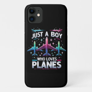 Capa Para iPhone 11 Apenas Um Menino Que Ama Aviões