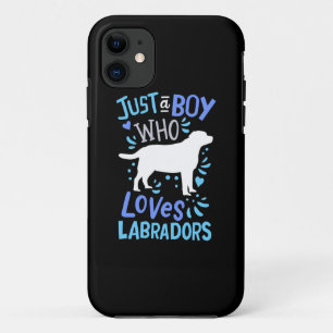 Capa Para iPhone 11 Apenas Um Menino Que Ama Labrador Retriever