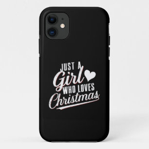 Capa Para iPhone 11 Apenas uma garota que ama o Natal 