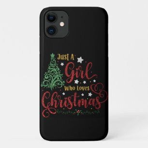 Capa Para iPhone 11 Apenas Uma Menina Que Ama O Natal
