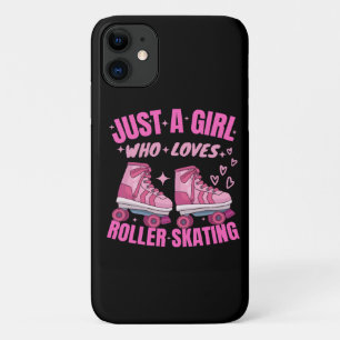 Capa Para iPhone 11 Apenas Uma Menina Que Ama O Roller Skating