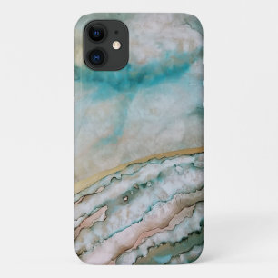 Capa Para iPhone 11 Apple Design de Tinta Azul Dreamy