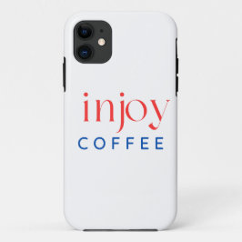 Capa Para iPhone 11 Apreciar Arte de Tipografia de Café