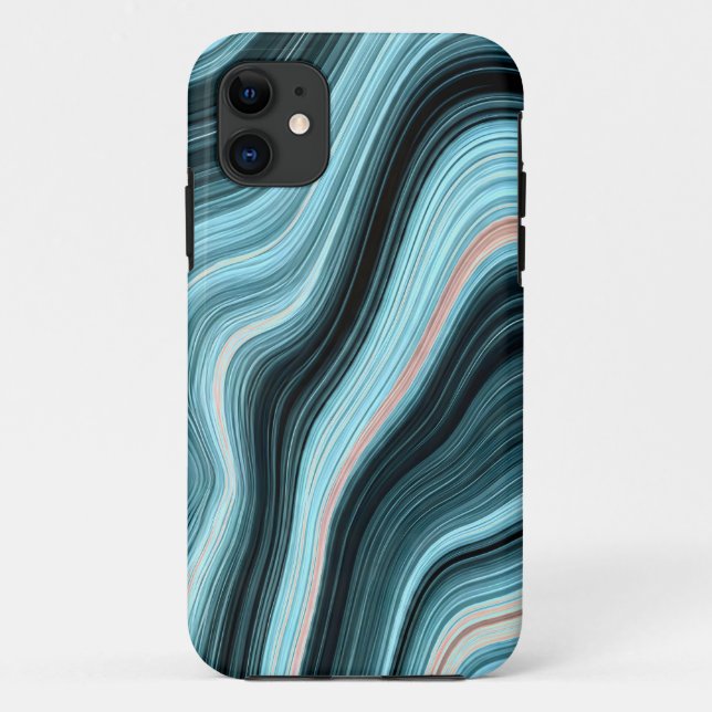 Capa Para iPhone 11 Aqua Drift (Verso)