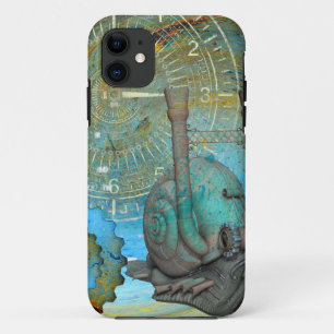 Capa Para iPhone 11 Aqua Steam Snail Traveler