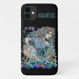 Capa Para iPhone 11 Aquarius~