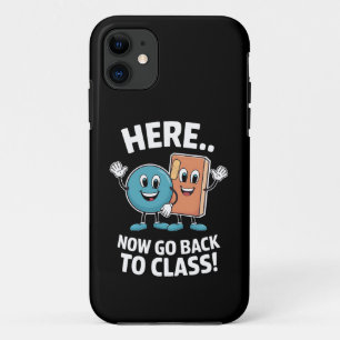 Capa Para iPhone 11 Aqui Agora Volte Para A Aula Enfermeira Escolar Pr