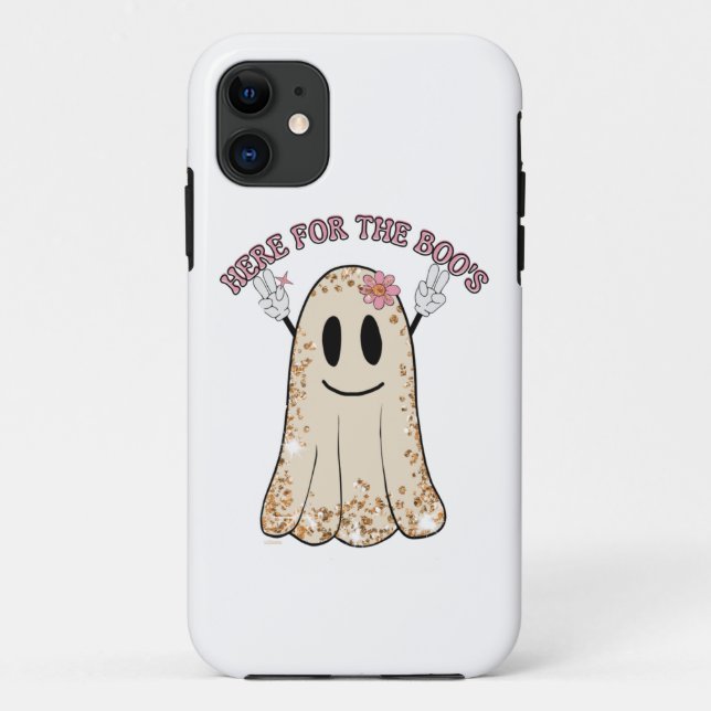 Capa Para iPhone 11 AQUI PELO fantasma engraçado do BO, o fantasma do  (Verso)