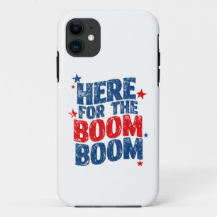 Capa Para iPhone 11 Aqui pelo Patriótico Boom 4 de julho