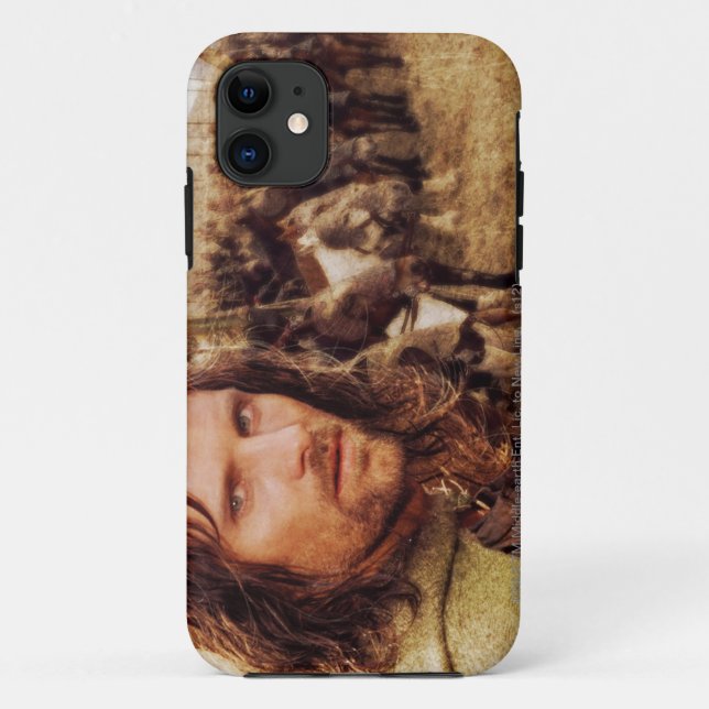 Capa Para iPhone 11 Aragorn Plus Linha de Cavalos (Verso)