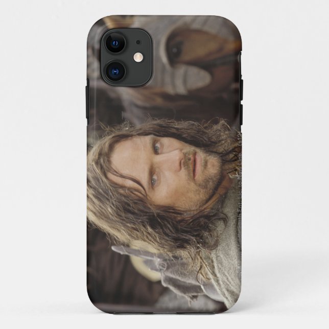 Capa Para iPhone 11 Aragorn with horse (Verso)