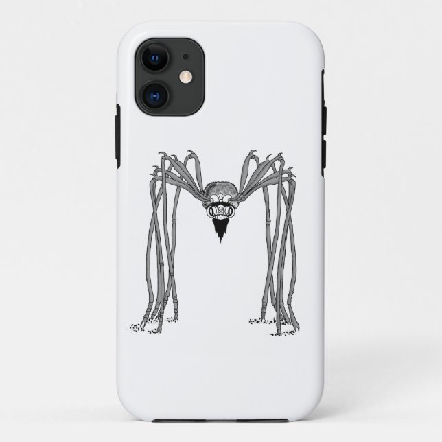 Capa Para iPhone 11 aranha. preto e branco (Verso)