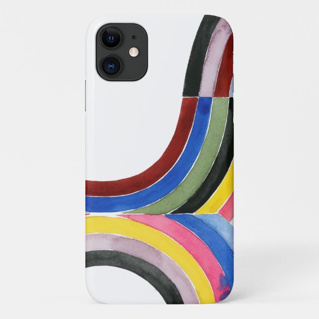 Capa Para iPhone 11 Arco-Íris Desconstruído - Vertical (Verso)