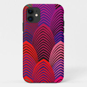Capa Para iPhone 11 Arcos de Jazz Vermelhos
