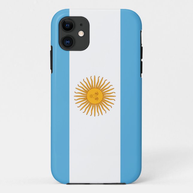 Capa Para iPhone 11 Argentina Flag Cell Phone Case (Verso)