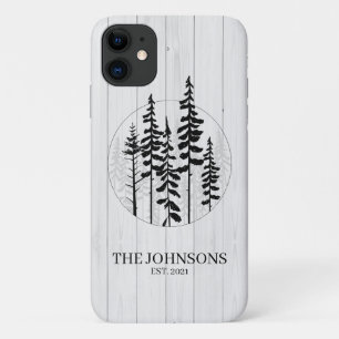 Capa Para iPhone 11 Armário Russo Moderno da Árvore Pinheira