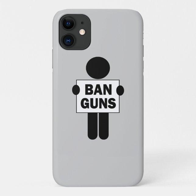 Capa Para iPhone 11 Armas Ban (Verso)