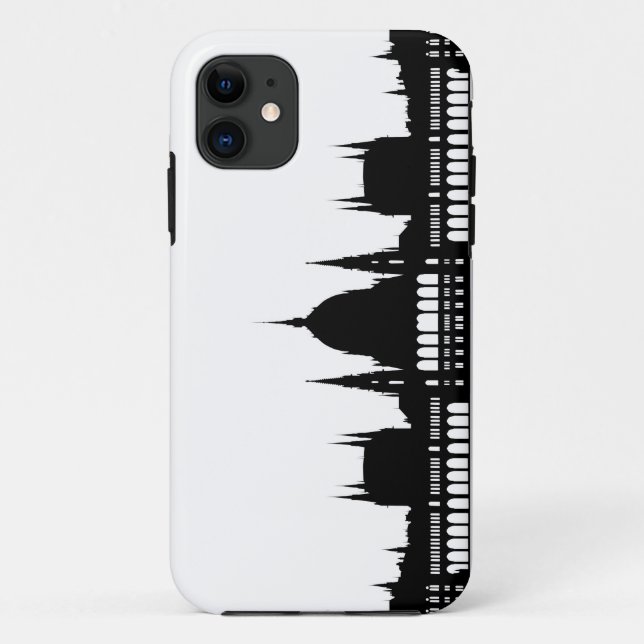 Capa Para iPhone 11 arquitetura do palácio do parlamento de budapest (Verso)