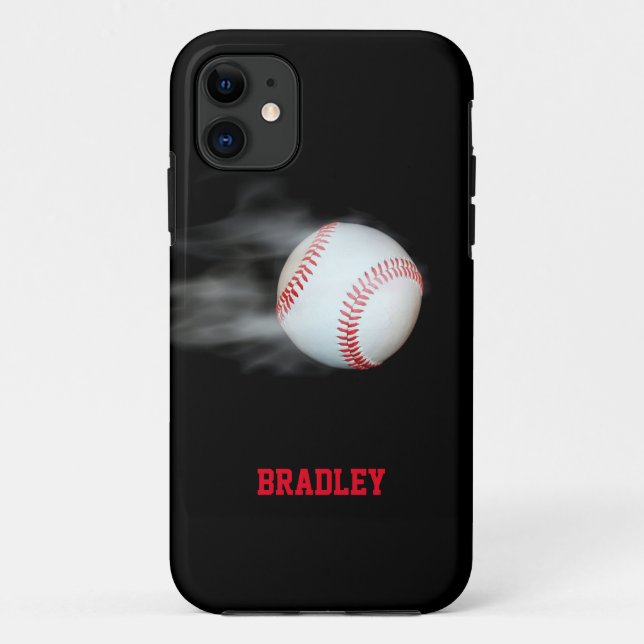 Capa Para iPhone 11 Arranque A Bola De Baseball Personalizada (Verso)
