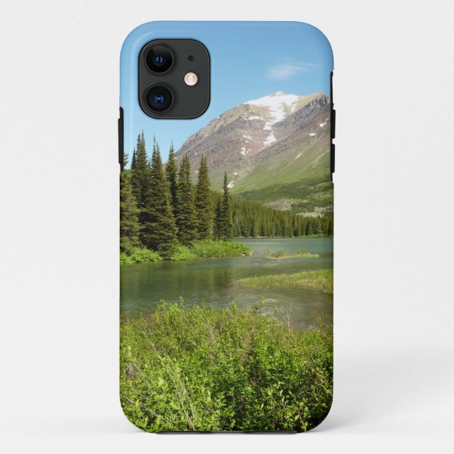 Capa Para iPhone 11 Arroyo Grinnell no Parque Nacional Glacier (Verso)