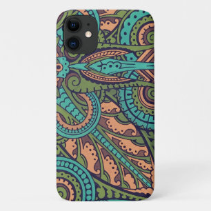 Capa Para iPhone 11 Artº Nouveau, vendedora de roupas de arte têxtil