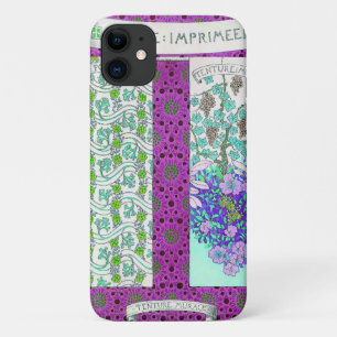 Capa Para iPhone 11 Art nouveau Vintage floreal