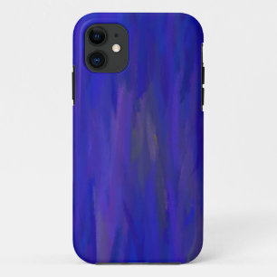 Capa Para iPhone 11 Arte abstracta azul que pinta 4