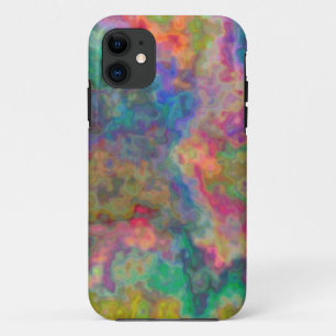 Capa Para iPhone 11 Arte arco-íris abstrato de Watercolor por Christy