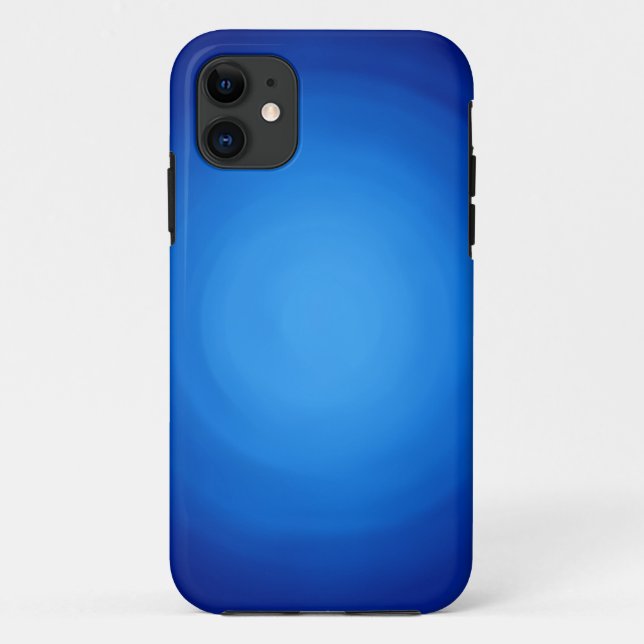 Capa Para iPhone 11 Arte azul (Verso)